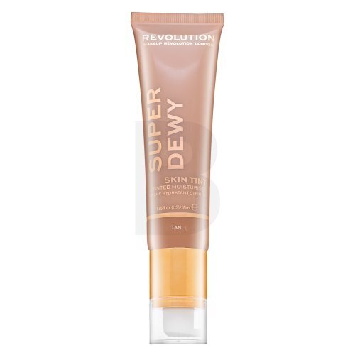 Makeup Revolution Super Dewy Skin Tint Moisturizer - Tan 55 ml цена и информация | Jumestuskreemid, puudrid | kaup24.ee
