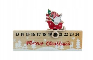 Puidust advendikalender Merry Christmas RF-322 цена и информация | Рождественские украшения | kaup24.ee