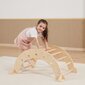 Montessori puidust sild Viga 44710, pruun цена и информация | Imikute mänguasjad | kaup24.ee