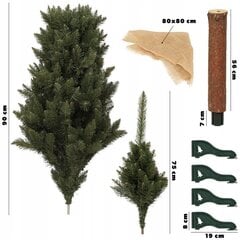 Kunstkuusk Kadax K5547_1, 220 cm цена и информация | Новогодние елки | kaup24.ee