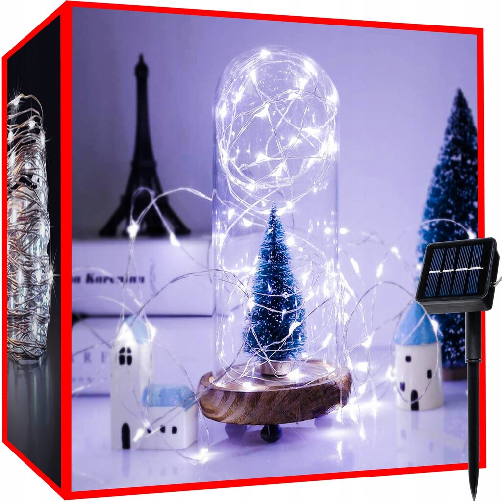 Micro LED vanik, 100 LED-i, 12 m, külm valge hind ja info | Jõulutuled | kaup24.ee