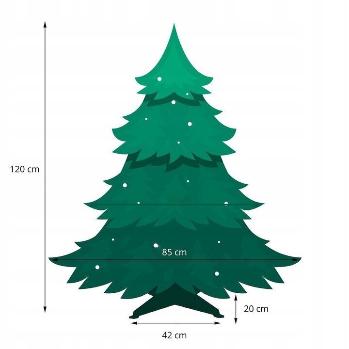 Kunstkuusk Springos CT0118, 120 cm hind ja info | Kunstkuused | kaup24.ee