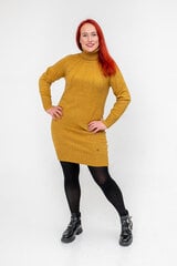 Трикотажное платье женское, жёлтое цена и информация | Платья | kaup24.ee