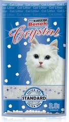 Силиконовый наполнитель для кошачьего туалета Super Benek Crystal Naturalny, 3.8 л цена и информация | Наполнитель для кошек | kaup24.ee