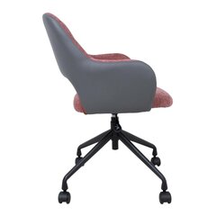 Task chair KENO with castors, dark pink/grey цена и информация | Офисные кресла | kaup24.ee