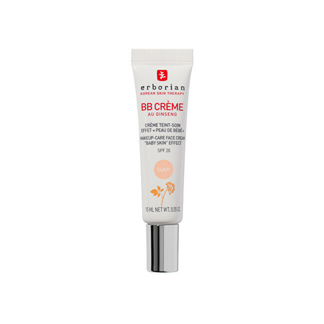 BB näokreem Erborian BB Cream with Ginseng Clair/Fair 2, 15 ml hind ja info | Näokreemid | kaup24.ee