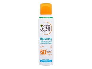 Päikesekaitsesprei Garnier Ambre Solaire Sensitive Advanced Dry Touch SPF50, 150 ml hind ja info | Päikesekreemid | kaup24.ee