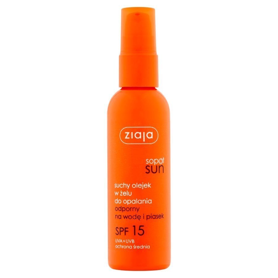 Päikesekaitseõli Ziaja Sopot Sun SPF15, 90 ml hind ja info | Päikesekreemid | kaup24.ee