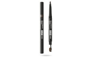 Карандаш для бровей Pupa Full Eyebrow Pencil 004 Extra Dark, 0.2 г цена и информация | Карандаши, краска для бровей | kaup24.ee