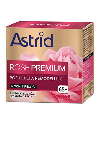 Öökreem küpsele nahale Astrid Rose Premium 65+, 50 ml hind ja info | Näokreemid | kaup24.ee