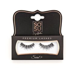 Накладные ресницы SoSu Premium Lashes Sara цена и информация | Sosu Cosmetics Духи, косметика | kaup24.ee