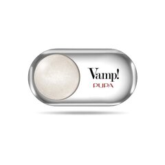 Тени для век Pupa Eyeshadow Vamp! Wet&amp;Dry 401 White Snow, 1 г цена и информация | Тушь, средства для роста ресниц, тени для век, карандаши для глаз | kaup24.ee