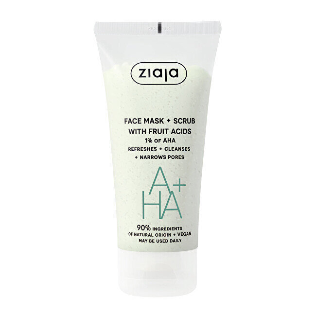 Kooriv näomask Ziaja Mask Facial Peeling with fruit acids, 55 ml hind ja info | Näomaskid, silmamaskid | kaup24.ee