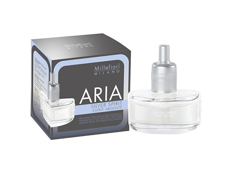 Lõhnastaja Aria täide Millefiori Milano Electric Refill Silver Glow, 20 ml цена и информация | Kodulõhnastajad | kaup24.ee