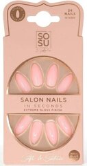 Наклеиваемые ногти Artificial nails Soft &amp; Subtle Salon Nails, 24 шт цена и информация | Средства для маникюра и педикюра | kaup24.ee