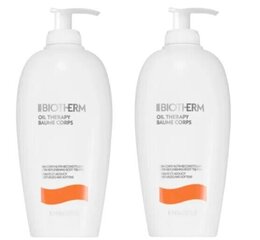 Niisutav kehakreem Biotherm Oil Therapy Baume Corps Duo, 2x400 ml hind ja info | Kehakreemid, kehaspreid | kaup24.ee