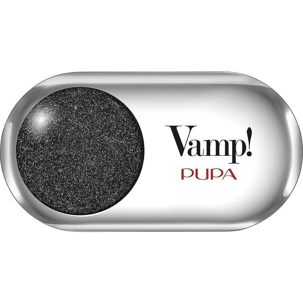 Lauvärv Pupa Eyeshadow Vamp! 301 Frozen Black - Metallic, 1.5 g цена и информация | Ripsmetušid, lauvärvid, silmapliiatsid, seerumid | kaup24.ee