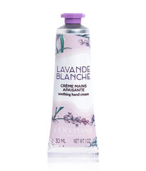 Крем для рук L'Occitane White Lavender, 30 мл цена и информация | Кремы, лосьоны для тела | kaup24.ee