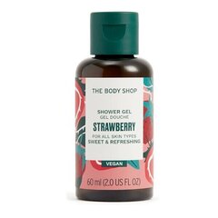 Гель для душа The Body Shop Strawberry, 60 мл цена и информация | Масла, гели для душа | kaup24.ee