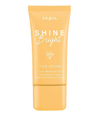 Осветляющий крем для лица Pupa Milano Shine Bright, 001 Gold, 30 мл цена и информация | Кремы для лица | kaup24.ee