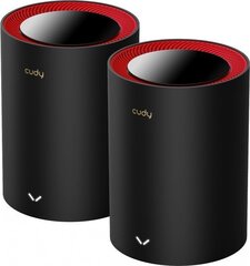 Cudy AX3000 2.5G Dual Band (M3000 2-Pack) цена и информация | Маршрутизаторы (роутеры) | kaup24.ee