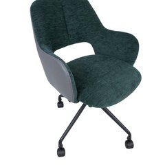 Task chair KENO with castors, green/grey цена и информация | Офисные кресла | kaup24.ee