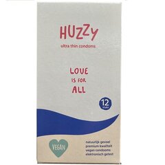 Презервативы Huzzy Vegan Ultra Thin, 12 шт. цена и информация | Презервативы | kaup24.ee