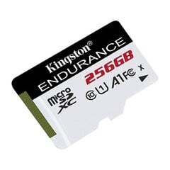 Memory card microSD 256GB Kingston 95|45MB|s C Endurance цена и информация | Карты памяти для телефонов | kaup24.ee