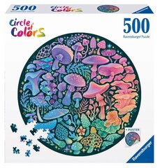 Ravensburger пазл на 500 элементов Circle of Colours - Mushrooms цена и информация | Пазлы | kaup24.ee