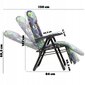 Kokkupandav tool-lamamistool Kadax Soller Plus Granat, erinevad värvid hind ja info | Aiatoolid | kaup24.ee