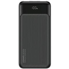 USAMS Powerbank 30000mAh 20W QC3.0+PD Fast Charge czarny|black XY Series 30KCD20101 (US-CD201) Digital display цена и информация | Usams Мобильные телефоны, Фото и Видео | kaup24.ee