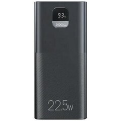 USAMS Powerbank PB68 30000mAh 20W PD+QC 3.0 Fast charging Digital Display czarny|black XY 30KCD19101 (US-CD191) цена и информация | Зарядные устройства Power bank | kaup24.ee