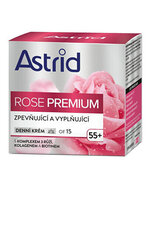 Näokreem Astrid OF 15 Rose Premium 55+, 50 ml цена и информация | Кремы для лица | kaup24.ee