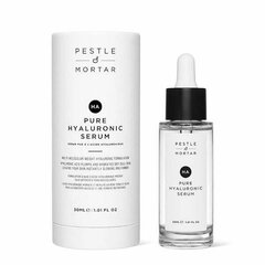 Niisutav näoseerum Pestle &amp; Mortar Pure Hyaluronic Serum, 30 ml hind ja info | Näoõlid, seerumid | kaup24.ee