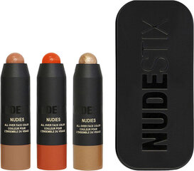 Набор бронзаторов Nude Stix Beachy Nudes, 3 шт цена и информация | Бронзеры (бронзаторы), румяна | kaup24.ee