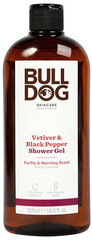 Гель для душа Bulldog Vetiver &amp; Black Pepper, 500 мл цена и информация | Масла, гели для душа | kaup24.ee