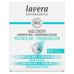 Твердый шампунь Lavera Moisture &amp; Care, 50 г цена и информация | Шампуни | kaup24.ee