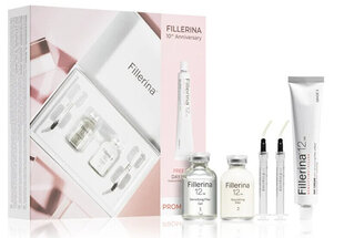 Näohoolduskomplekt Fillerina Densifying Filler Grade 3 naistele: päevakreem 12 HA, 50 ml + pinguldav näoseerum, 2x30 ml hind ja info | Näokreemid | kaup24.ee