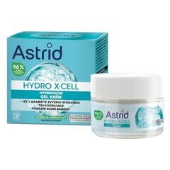 Niisutav näogeel Astrid Hydro X-Cell, 50 ml hind ja info | Näokreemid | kaup24.ee