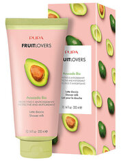 Увлажняющее молочко для тела Pupa Bio Fruit Lovers Latte Doccia Avocado, 300 мл цена и информация | Кремы, лосьоны для тела | kaup24.ee