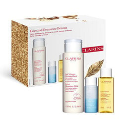 Komplekt Clarins Moisturizing Cleansing: puhastuspiim, 200 ml + niisutav toonik, 50 ml + silmameigieemaldaja, 30 ml hind ja info | Näopuhastusvahendid | kaup24.ee