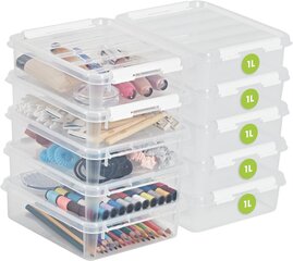 SmartStore hoiukarbid, 1 liiter, 9 tk, 21 x 17 x 6 cm цена и информация | Посуда для хранения еды | kaup24.ee