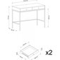 Tualettlaud Akl Furniture Mono MT104, sinine hind ja info | Tualettlauad | kaup24.ee