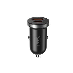 XO car charger CC56 PD 30W QC 1x USB 1x USB-C black цена и информация | Зарядные устройства для телефонов | kaup24.ee