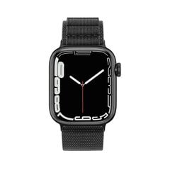 Strap with Alpine steel buckle for Apple Watch 38|40|41 mm - black цена и информация | Аксессуары для смарт-часов и браслетов | kaup24.ee