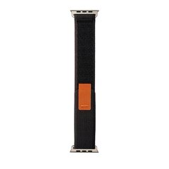 Trail Velcro strap for Apple Watch 38|40|41 mm - black цена и информация | Аксессуары для смарт-часов и браслетов | kaup24.ee