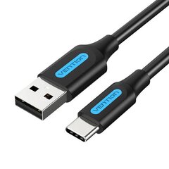 USB 2.0 A to USB-C 3A cable 1.5m Vention COKBG black цена и информация | Кабели для телефонов | kaup24.ee