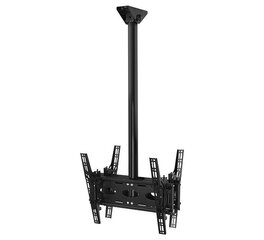 B-Tech Back-to-Back Universal Flat Screen Ceiling Mount with Tilt цена и информация | Кронштейны и крепления для телевизоров | kaup24.ee