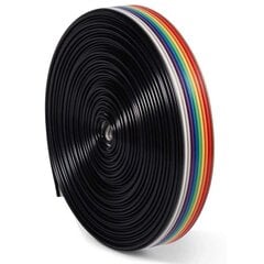 Behuazi® Flat Band Cable IDC Провод 10 -контакт 6 м для малиновых макетов Pi или вашего Arduino's (2,54 мм -штифт разъем))) цена и информация | Кабели и провода | kaup24.ee