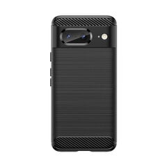 „Carbon“ твердый силиконовый чехол (TPU) - черный (Nokia 5.1 Plus 2018) цена и информация | Чехлы для телефонов | kaup24.ee